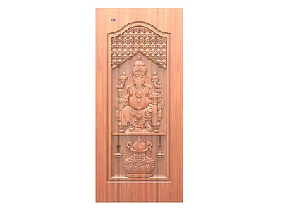 Image of Teak Wood Door - 1